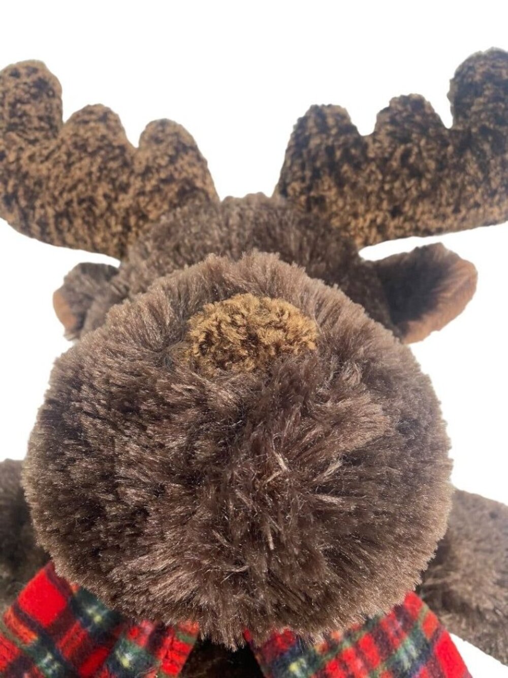 Moose Stuffed Animal Toy Cabin Decor Red Plaid - Picture 4 of 7